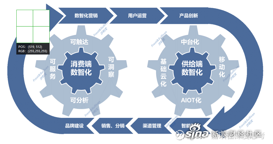 阿里巴巴商业操作双轮驱动示意图