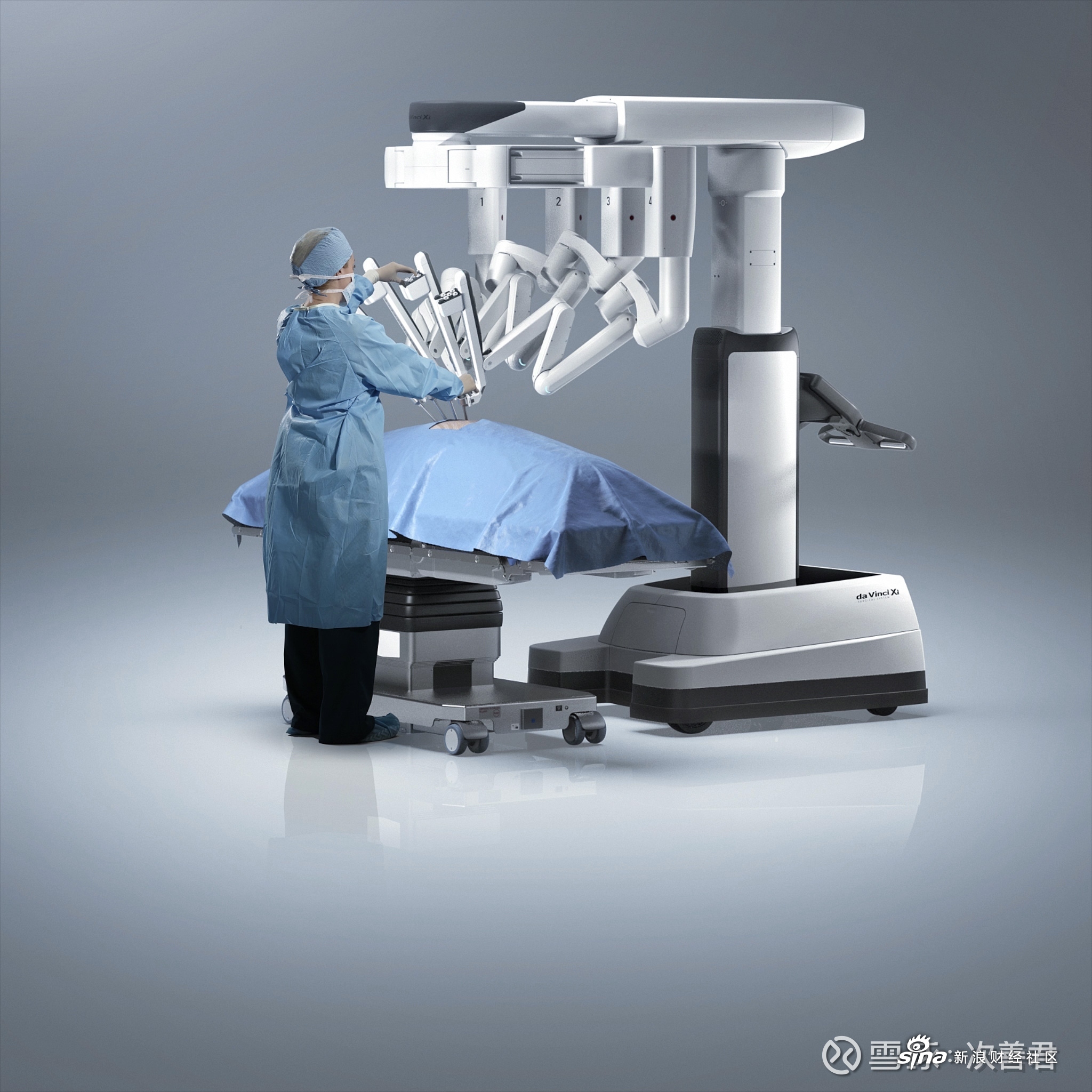 华山医院达芬奇机器人图片